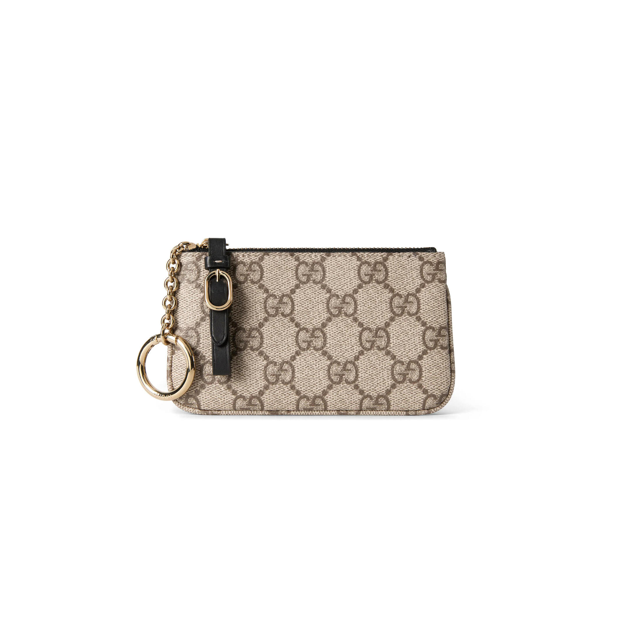 GUCCI GG EMBLEM KEY POUCH 819113 (12*7.5cm)